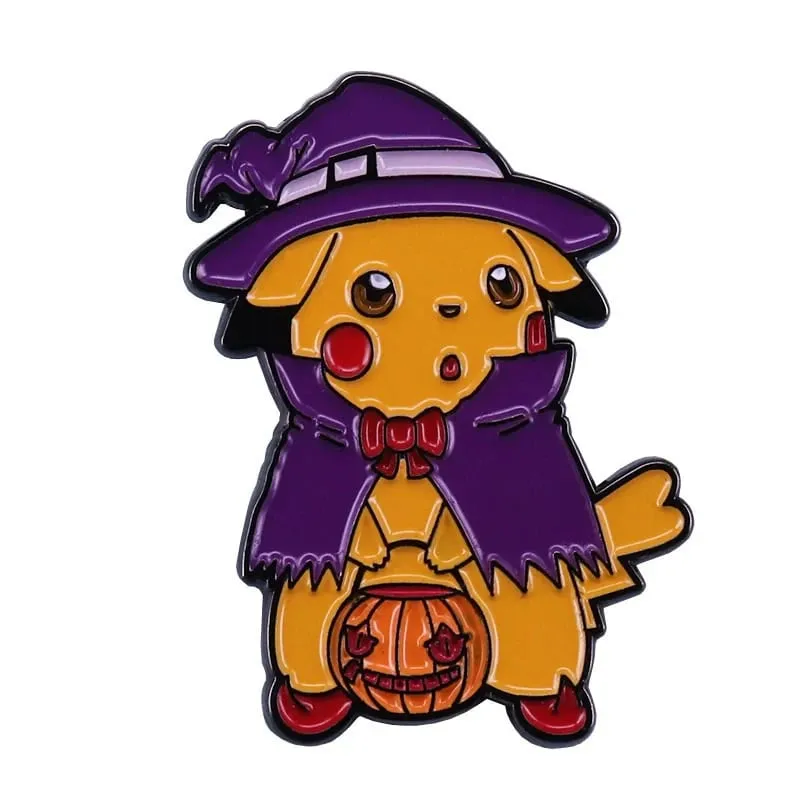 Cute Cartoon Pokemon Pikachu Lapel Pins for Backpack Enamel Pin Badges Brooch for Clothes Fashion Jewelry Holiday Gifts