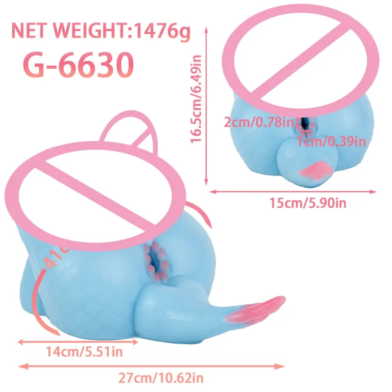 Macaron Color Pony Horse Silicone Male Masturbator 3D Realistic Vagina Two Channel Design Penis Pleasure Sex toys for Men