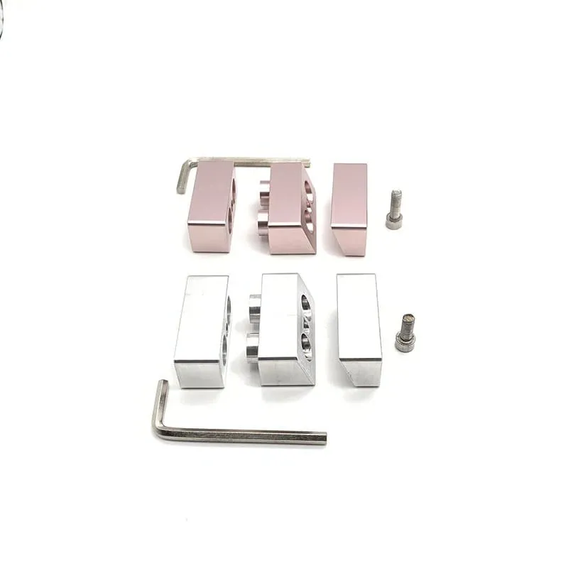 2 huller 11,1 mm skrå cirkel DIY læbestift Aluminiumsform Rouge læbepomade Læbepomade Makeup-værktøj Fyld kun formen firkantet hul
