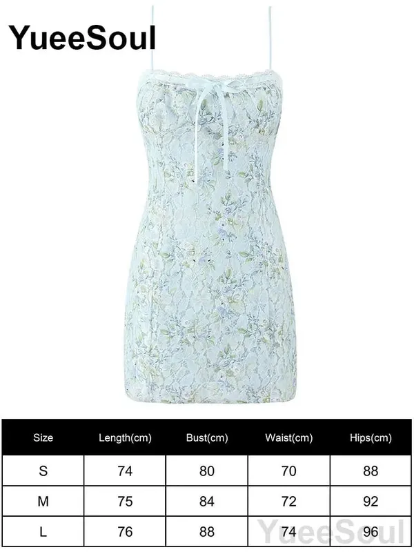 Blue Printed Mini Dress 2026 Summer New Elegant Party Birthday Evening Dresses Y2K Sweet Cute High Street Casual Women Dress