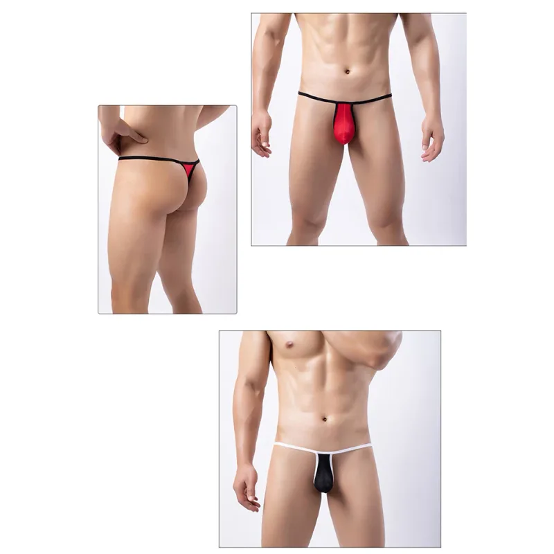 Мужское однотонное белье Sexy Mesh дышащее бразильское нижнее белье Lounge Sexy Tоy мужские трусы трусики унисекс стринги G-String