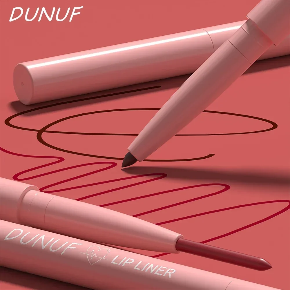 12 Farve Vandtæt Lip Liner Blyant Mørkerød Brun Læbestift Blyant Lip Outline Nøgen mat læbestift Crayon Contouring Tint Makeup