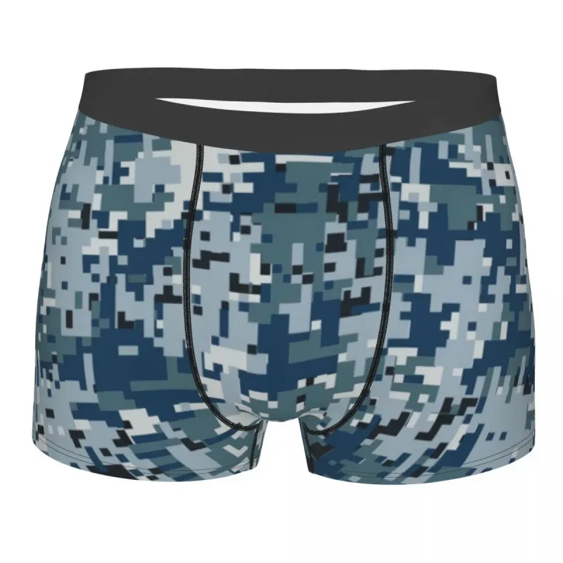 Male Cool WW2 Camo Underwear Germany Arm Military Camouflage Boxer Briefs Stretch Shorts Panties Underpants