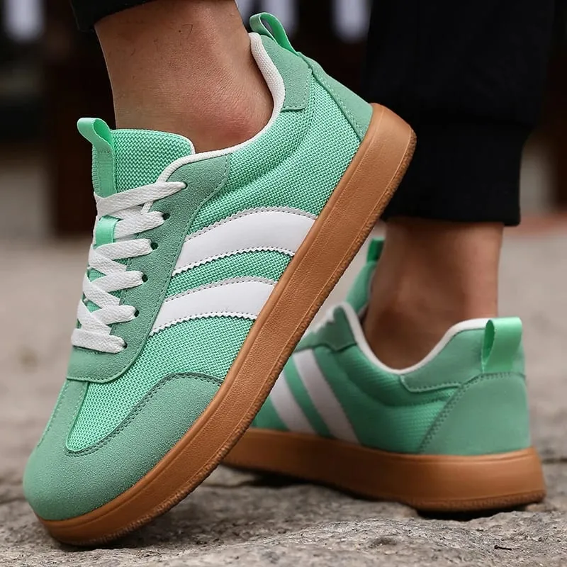 Men's Breathable Zero Drop Walking Shoes Fashion Casual Sneakers Non-Slip Running Shoes Back To School Training Shoes Unisex