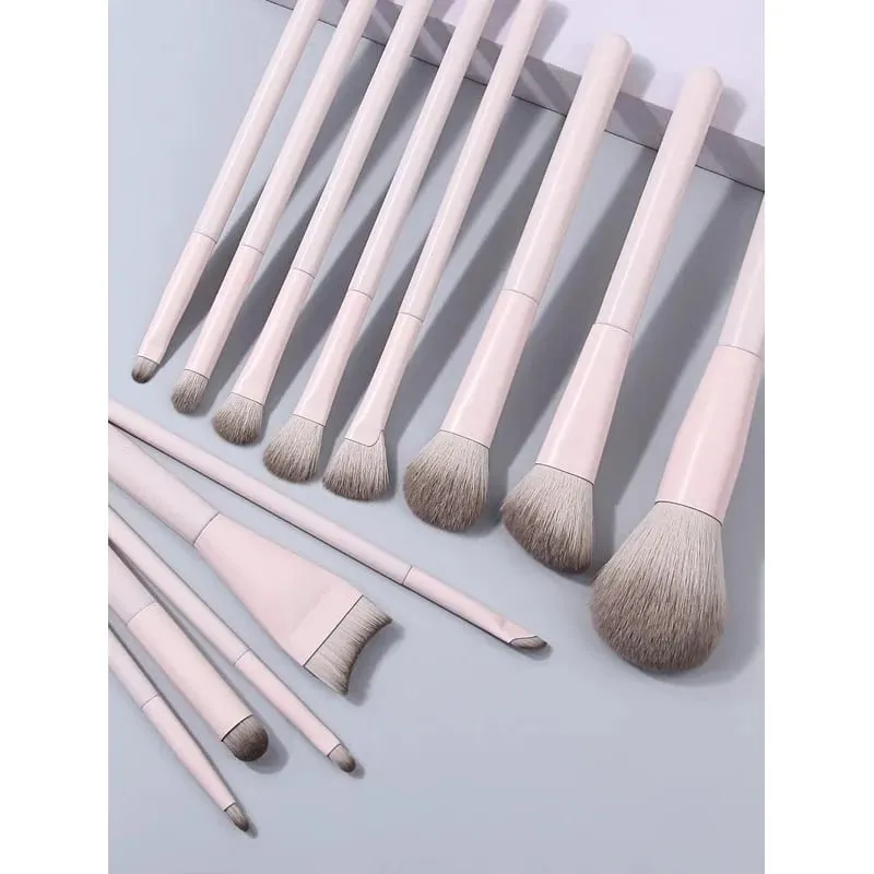 13Pcs Soft Fluffy Makeup Brush Set Ideal for Makeup Beginners Works for Foundation Blush & Eyeshadow for Flawless Makeup Look