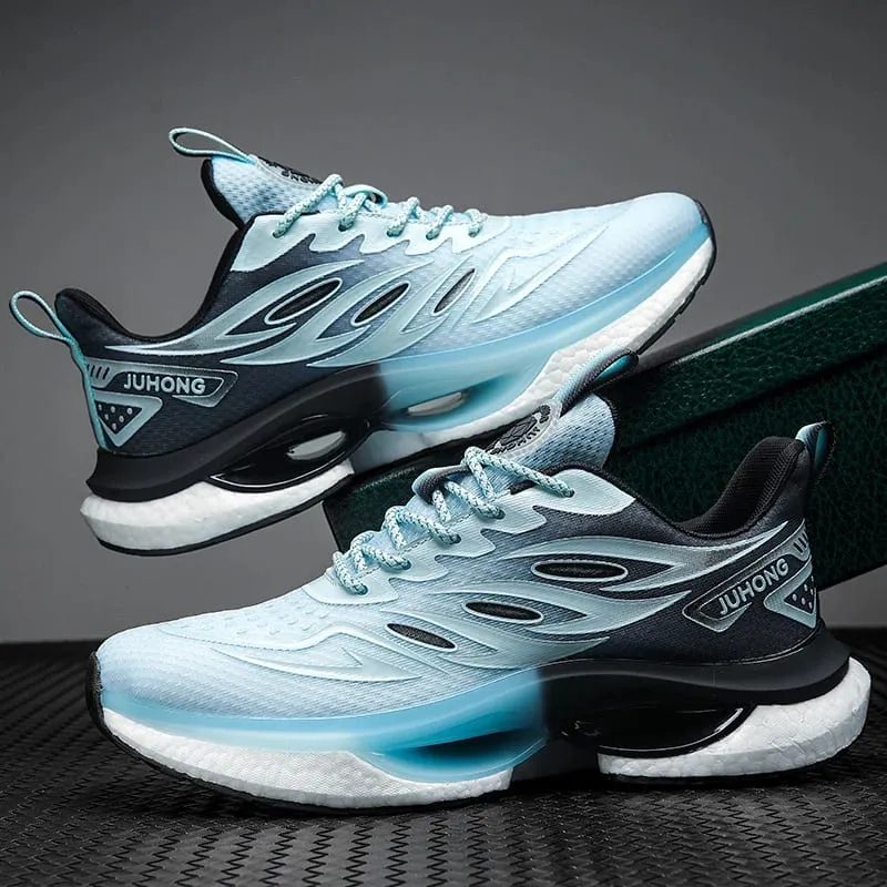 Men Lightweight Running Shoes Breathable Cushion Sport Sneakers Non‑Slip Woman Athletic Training Jogging Walking Tennis Shoes