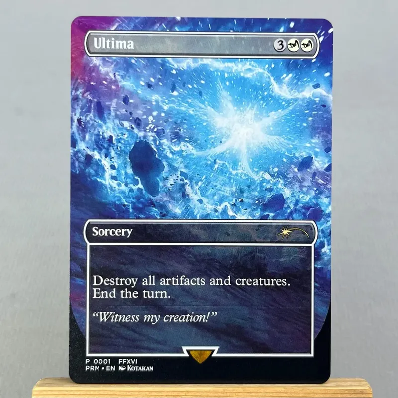 FIN HOLO14-Ⅰ01 Tcg Proxy Cards Vivi Ornitier Sephiroth Fabled SOLDIER Summon Bahamut Cloud Midgar Mercenary