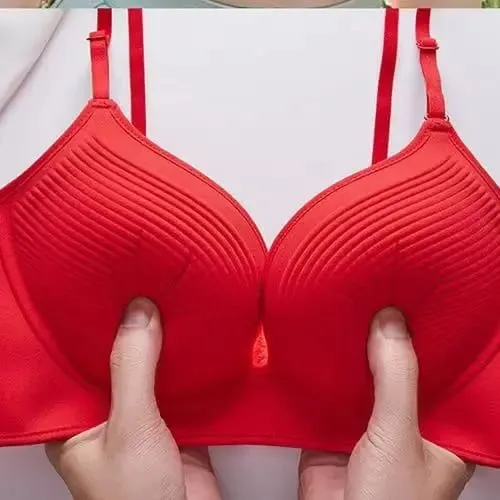 10CM Push Up Bra for Small Breast No Steel Wire Ultra Thick Padded Invisible Seamless Gathers Side Breast Bra Lingerie