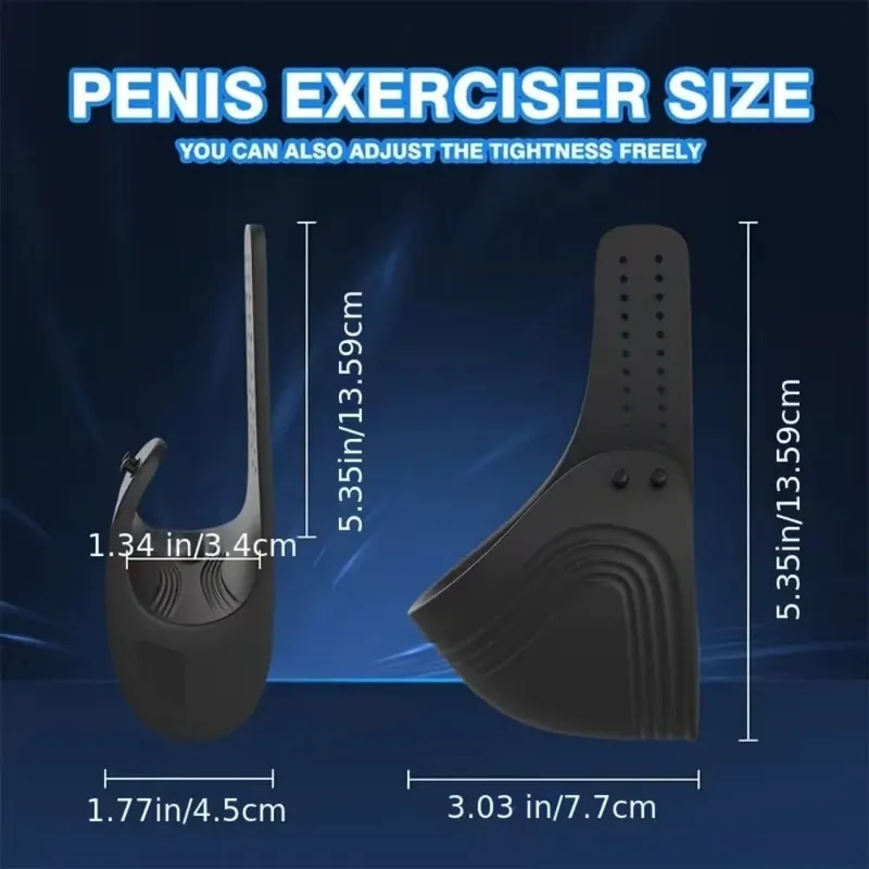 Male Glans Massager Pinching Penis Training Stimulator Vibrator for Ejaculation Delay Training Vibrator Adult Sex Toys for Men