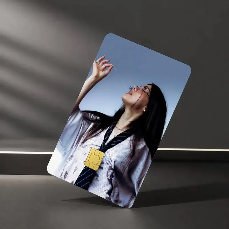 Musician Billie E-Eilish Sticker Film Tape Skin for Credit Card Debit Card Waterproof Stickers