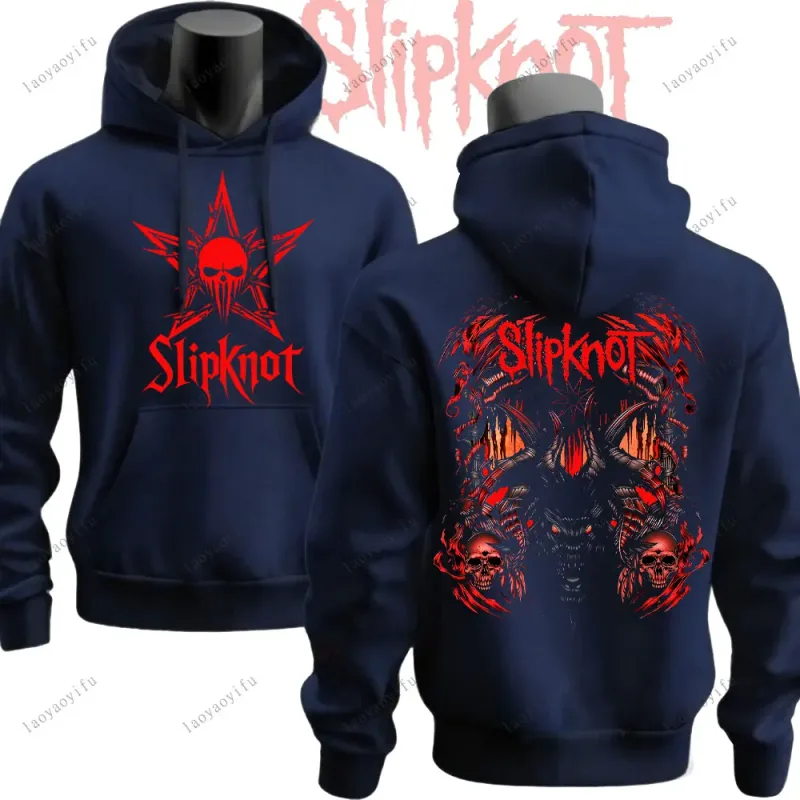 Men's New Style S-Slipknots Music Logo Metal Rock Band Women Men Hoodie Sweatshirts Novelty Trend Clothes Hoody Winter Pullovers