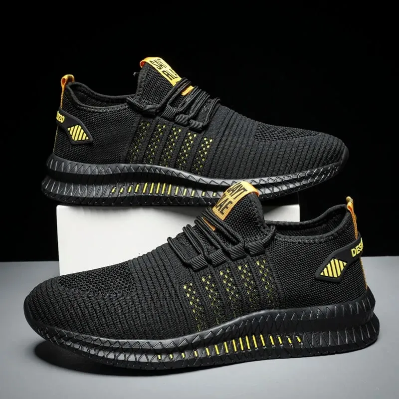 Fashion Sneakers Lightweight Men Casual Shoes Breathable Male Footwear Lace Up Walking Shoe Mens Casual Summer Shoes