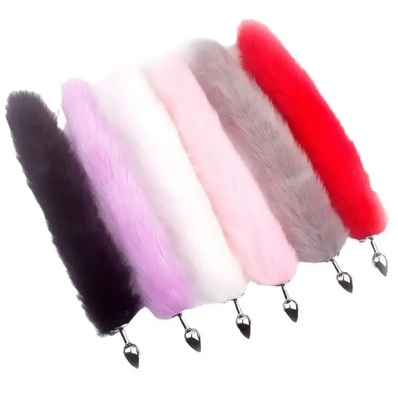 New Fox Tails Anal Plug Metal Anal Sex Toys Butt Plug Sex Games Role Play Cosplay Toys Men And Women Sex Toys