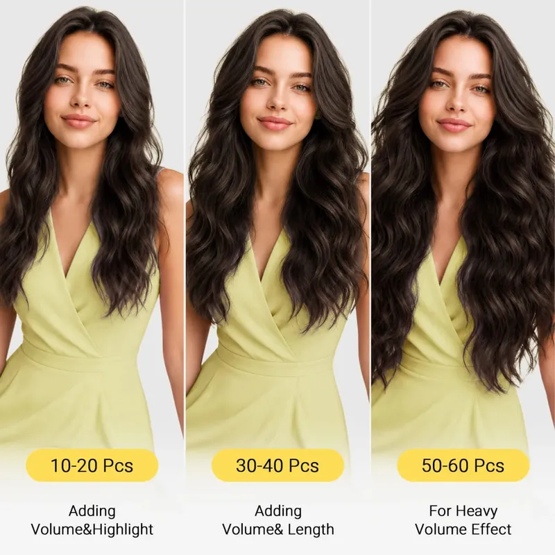 Sunmofavo Invisible Tape In Hair Extensions 100% Remy Human Hair Thick Silky Straight Seamless Reusable 10Pcs Salon Quality
