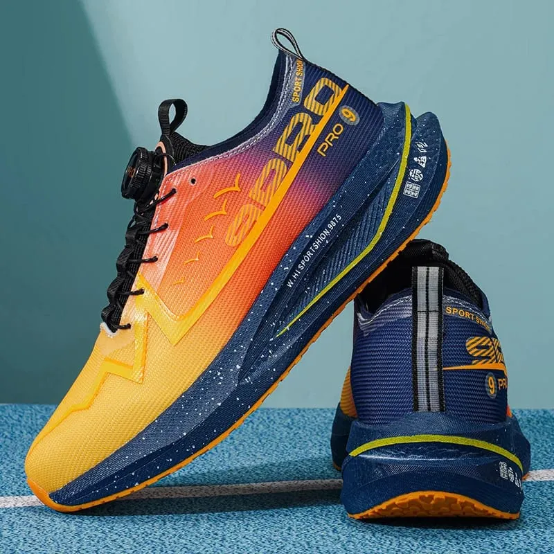 Men Running Shoes Carbon Board Marathon Speciality Race Sports Air Breathable Lightweight Women's Comfortable Athletic Sneakers