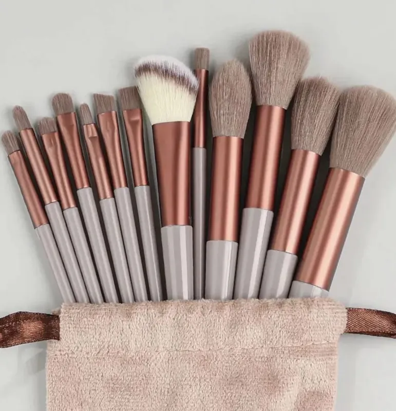 13Pcs Soft Fluffy Makeup Brushes Set for Cosmetics Foundation Blush Powder Eyeshadow Blending Blush Cosmetic Brushes — image 12