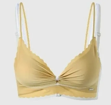 Hot Sweet Cute Lingerie Set Women Wireless Bra Thin Cup Push Up Support Large Bust Minimizer Daily Home Wear Plus Size S-XL Set
