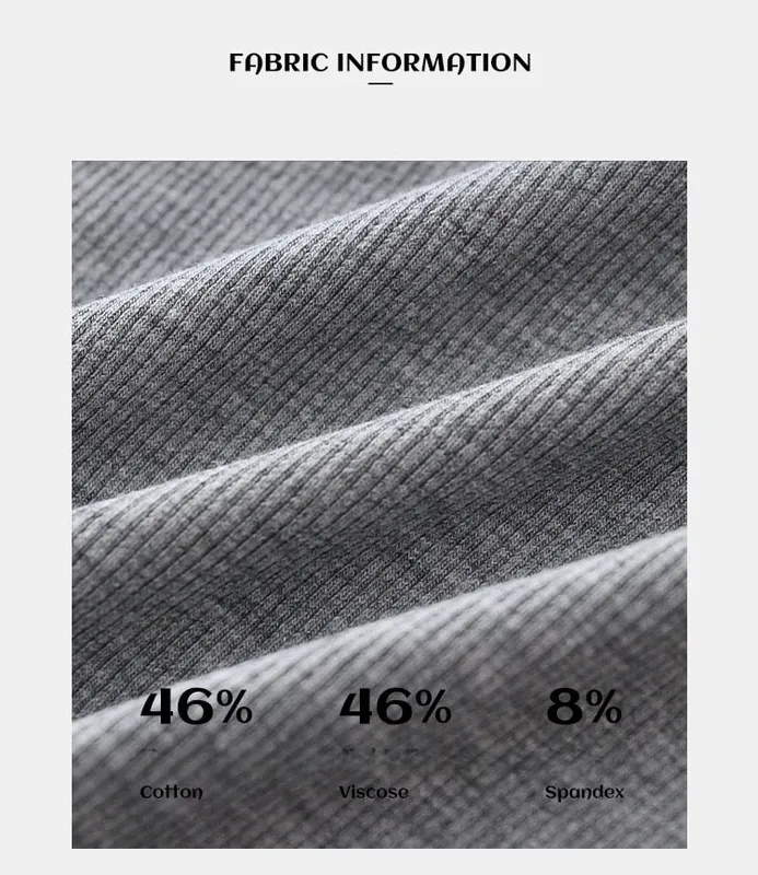 Women's Ribbed Cotton Short-Sleeve Commuter Top Stretchy Soft Minimalist Versatile Slim-Fit Breathable.