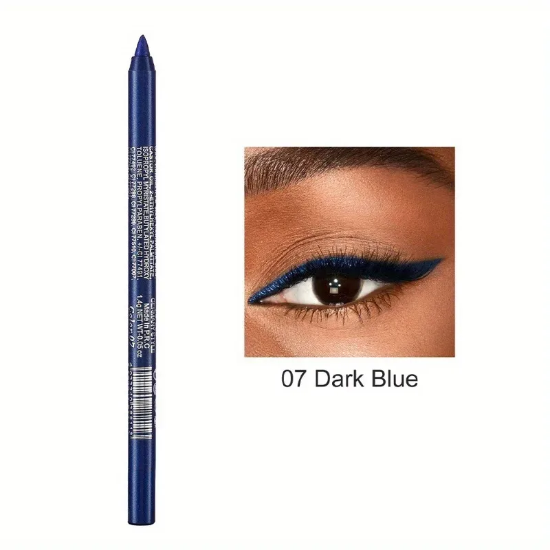 17 Colors Pearlescent Eyeliner Pencil Waterproof Long-lasting Colorful Matte Smooth High Pigment Eye Liner Shadow Pen Eye Makeup