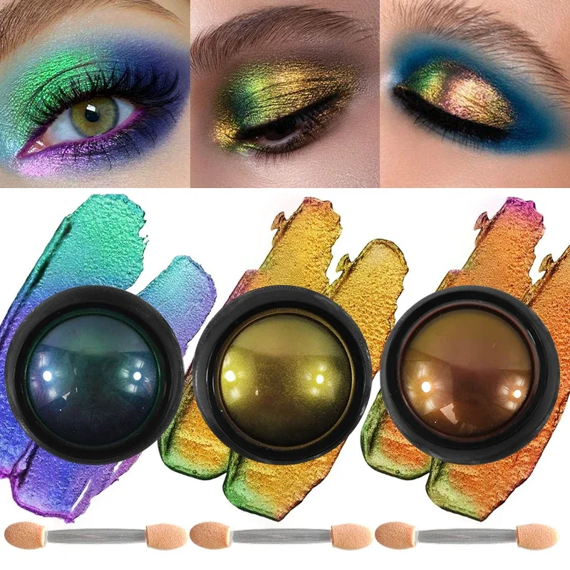 Multi-Chrome Chameleon Eyeshadow Powder Multi-Chrome Holographic Shifting Pigment for Eye Makeup Nail Art Cosplay — image 3