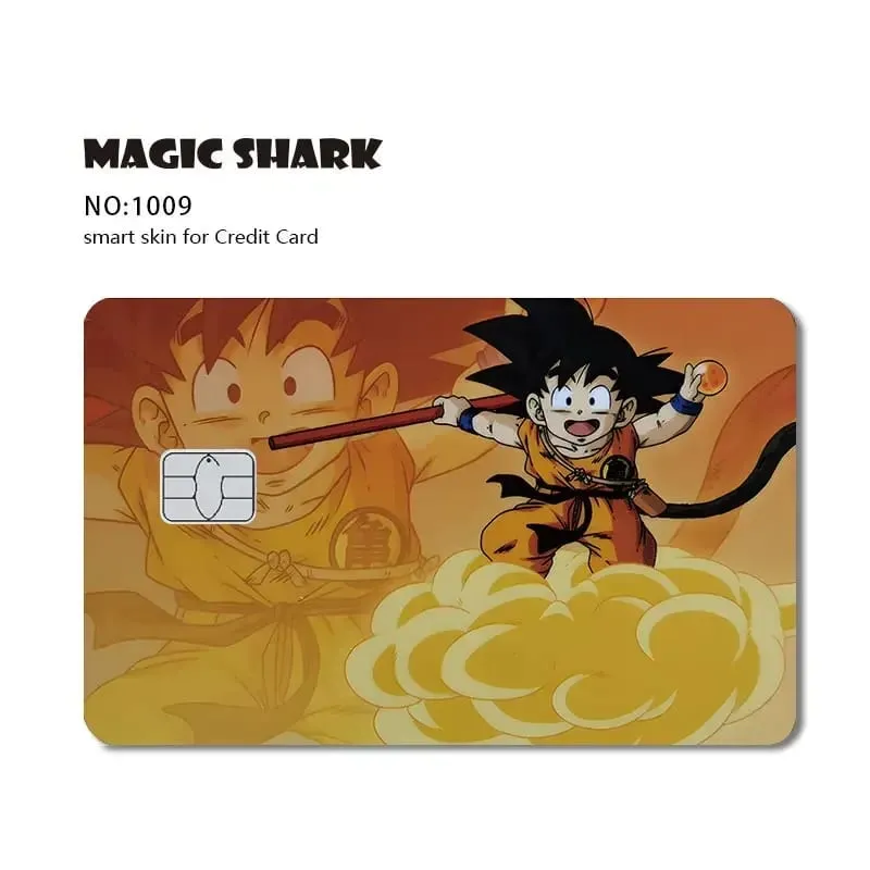 2026 Bagong Goku Frieza Anime Waterproof Skin Cover Skin Sticker para sa Credit Bank Debit Card na Walang Kupas