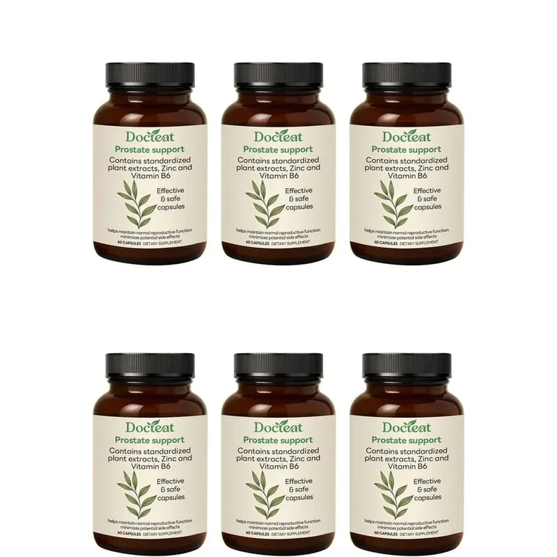 Prostate Support Capsules with Zinc and Vitamin B6 Saw Palmetto and Stinging Nettle Extracts for Support 60 Capsules