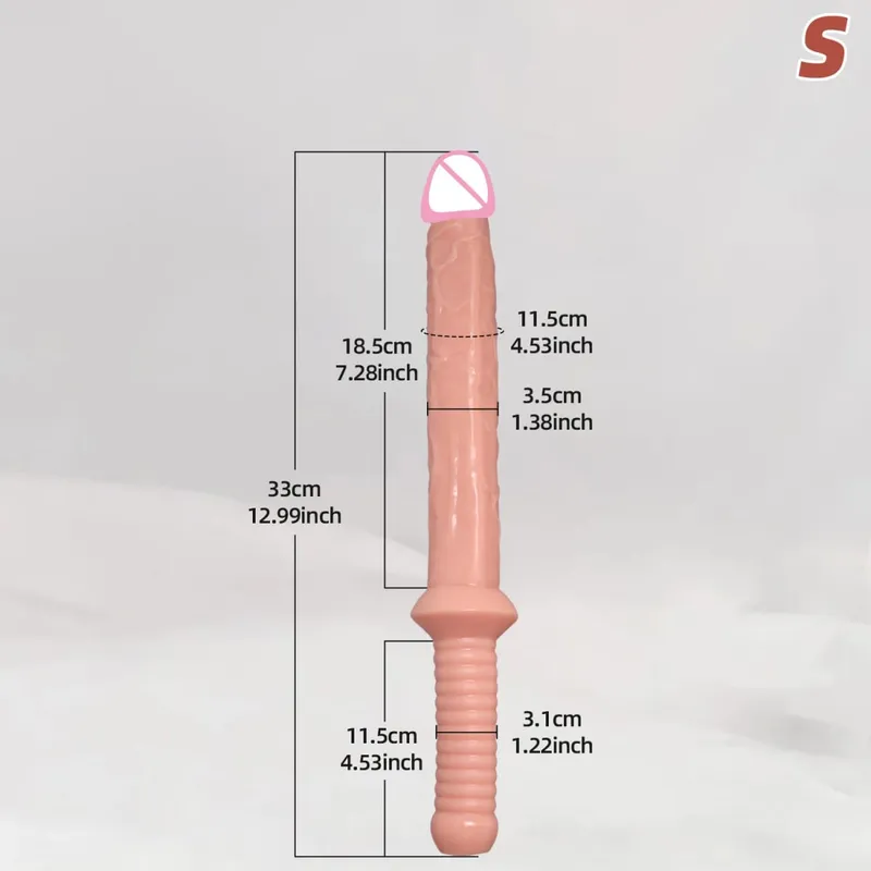 Παιχνίδια σεξ για ενήλικες Super Long Dildo με λαβή μαλακό πέος πρωκτικό βύσμα διείσδυσης πρωκτικό σημείο G πρωκτικό διέγερση Σπαθί σαμουράι Big Dick