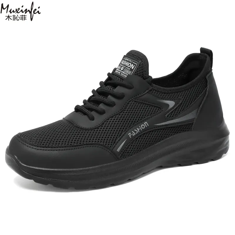 2026 New Men Casual Shoes Breathable Mesh Sneakers Lightweight Outdoor Sport Running Shoes Comfortable Walking Footwear