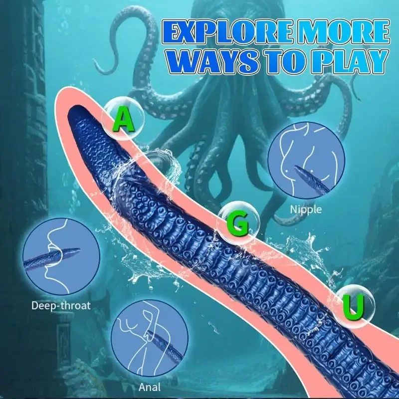 Tentacle Dildo Large Butt Plug Suction Cup Monster Anal Sex Toys Silicone For Women Men Couples Masturbator Penetration Anal 18+