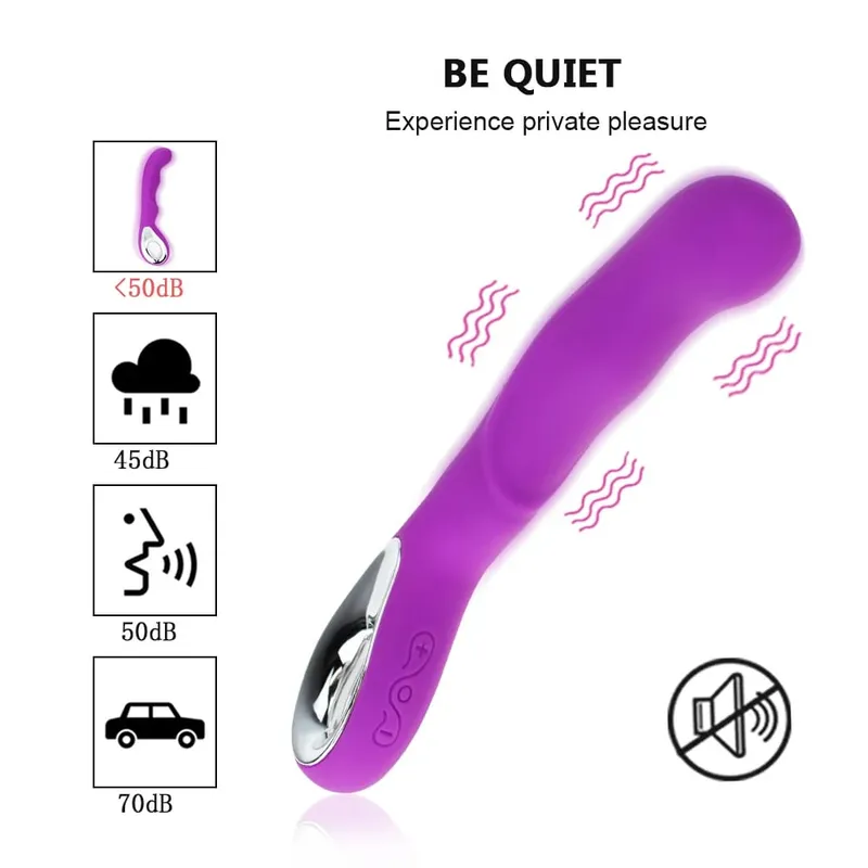 G Spot Dildo Vibrator G Spot Vaginal Stimulator Clitoris Pussy Massager Waterproof Magic Wand Rechargeable Sex Toy for Women