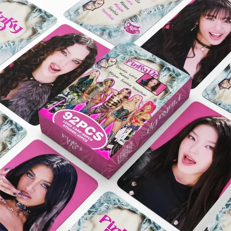 55/127pcs Kpop Idol KATSEYE WILD New Album BEAUTIFULCHAOS Lomo Cards DANIELA HD Printd Photocards Stickers MANON MEGAN Fans Gift