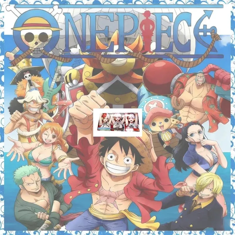Anime One Piece Diy Color Flash Cards Hancock Perona Nami Robin Yamato Collection Cards Christmas Birthday Gifts Children's Toys