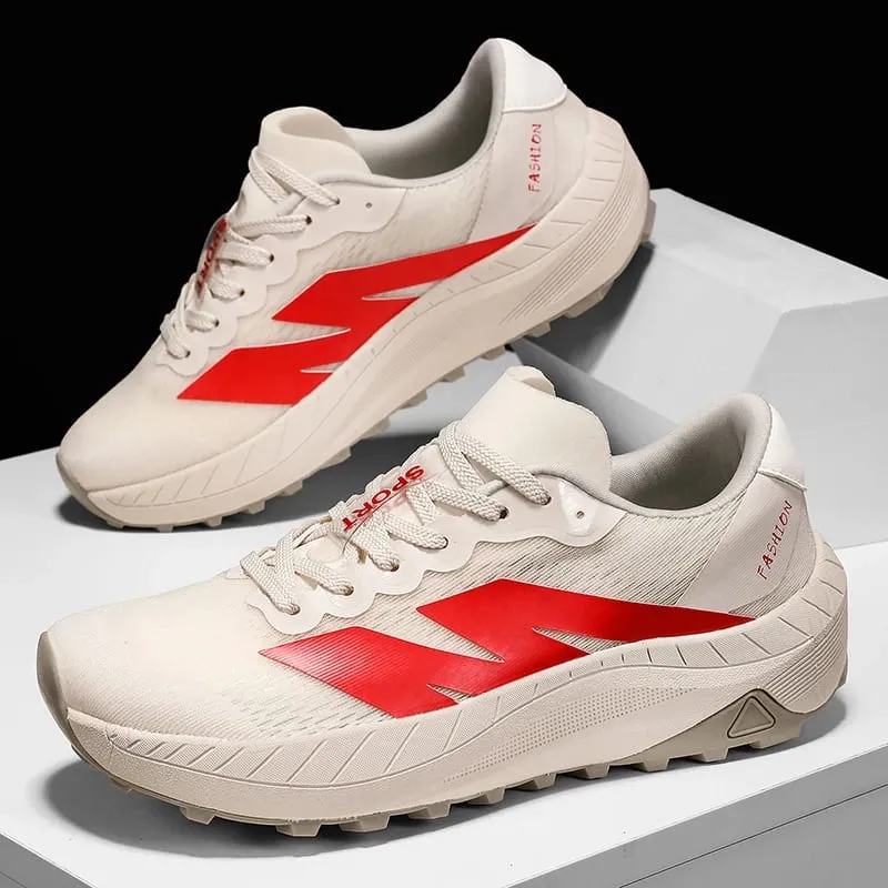 Men Running Shoes Breathable Off‑Road Trail Casual Sneakers Non‑Slip Outdoor Trekking Marathon Jogging Athletic Sport Footwear