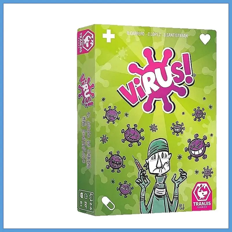 Virus Series 1&2 Family Strategy Card Game Set + Halloween Party Board Game for Adults Youth Group Interactive Entertainment