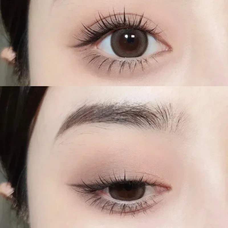 Mascara per ciglia in fibra di seta, estensione delle ciglia impermeabile a lunga durata, allungamento delle ciglia, mascara arricciante, cosmetico per il trucco delle ciglia nere