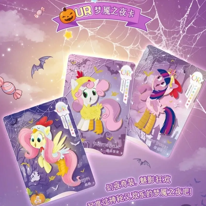 Genuine My Little Pony Series Cards Rarity Twilight Sparkle Game Collectible Cards Anime Merchandise Holiday Gifts