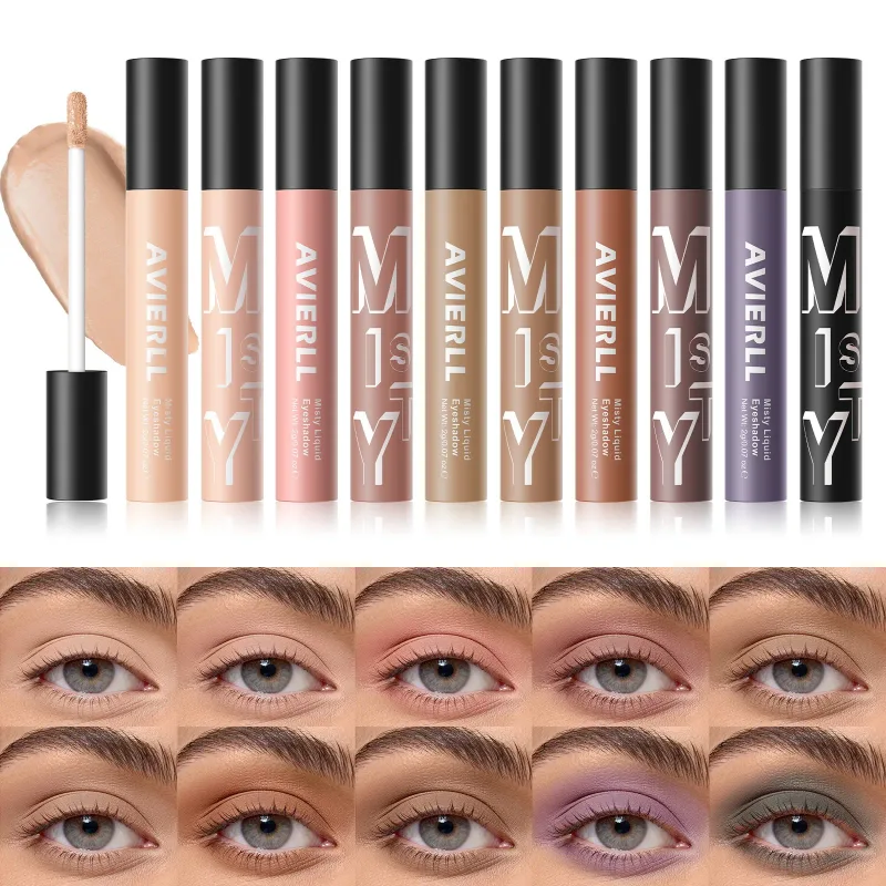 Waterproof 10 Colors Crease-proof Eyeshadow Pencil Stick Lasting Nude Brown Matte Pink Eye Shadow Highlighter Pen Eyes Makeup
