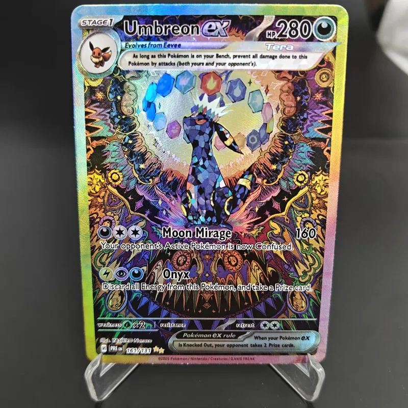 Proxy PKM Cards Mew Ex PAF 232/091 SVP 053 English TCG Collection Trading Card Game