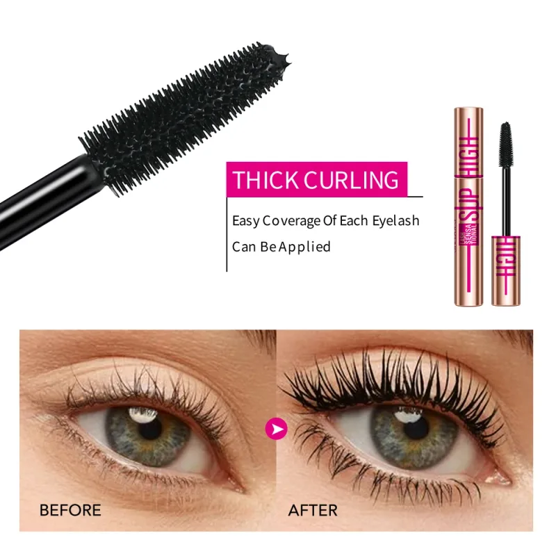 Thin and thick mascara durable waterproof natural eye makeup curling eyelashes