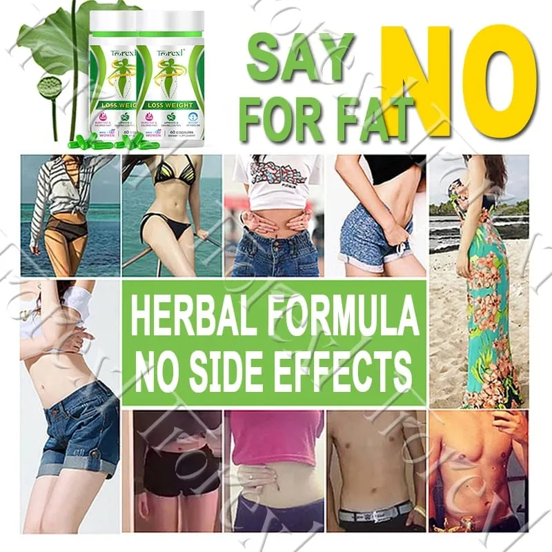 Tea Polyphenols Lotus Leaf Capsules | Slim Booster | Fat Loss | NO SIDE EFFECT