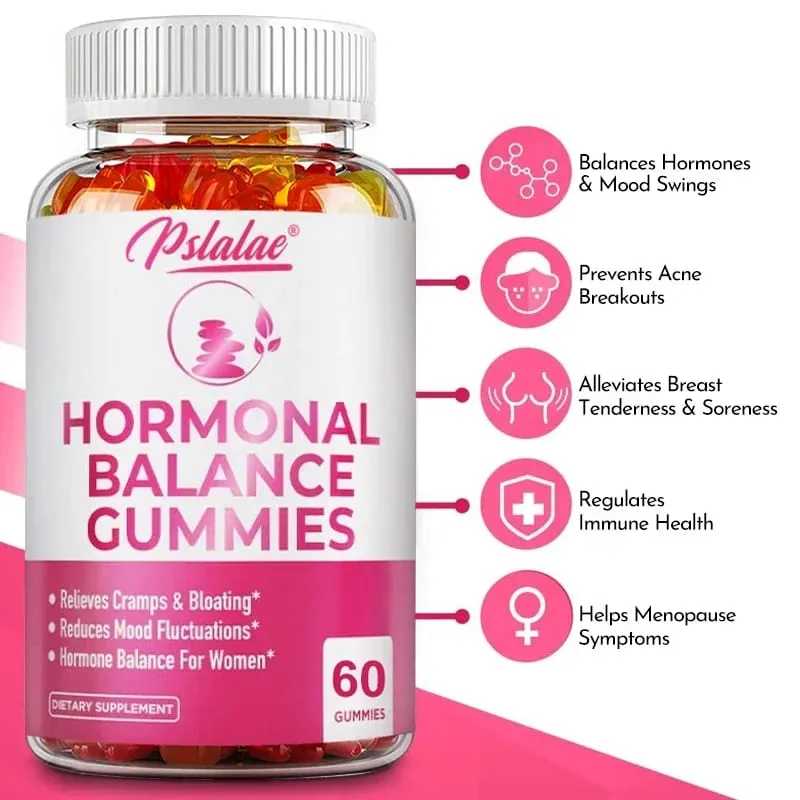 Female Hormone Balance Gummies - Improves Mood Promotes Hormonal Balance and Promotes Ovarian Health
