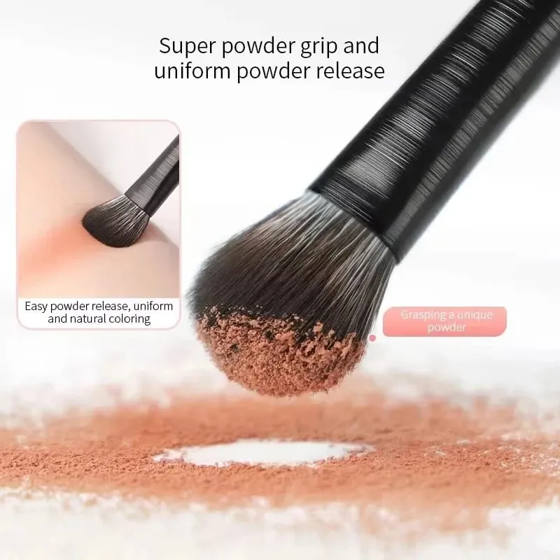 6Pcs Natural Eye Makeup Brushes Set Eyeshadow Brush Eyebrow Contour Eyeliner Brush Eyes Cosmetic Blending Detail Make Up Tools