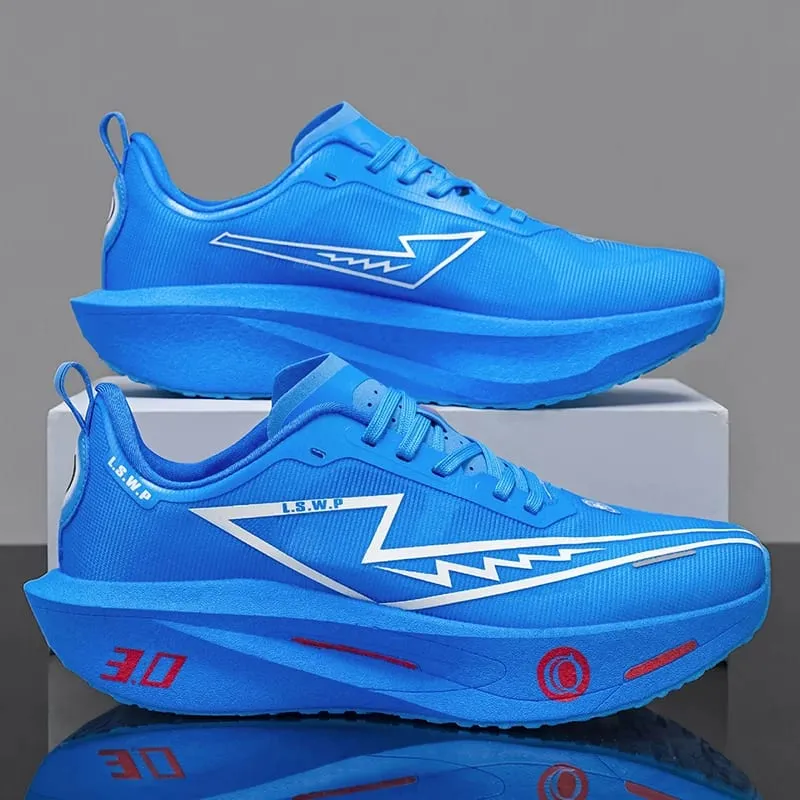 Men Marathon Running Shoes Carbon Plate Training Race Sports Outdoor Breathable Lightweight Women Comfortable Athletic Sneakers
