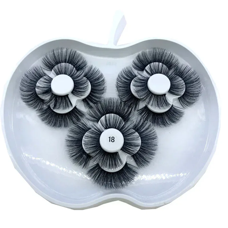 9 Pairs 3D Soft Mink False Eyelashes Handmade Wispy Fluffy Long Lashes Natural Eye Extension Makeup Kit Cilios