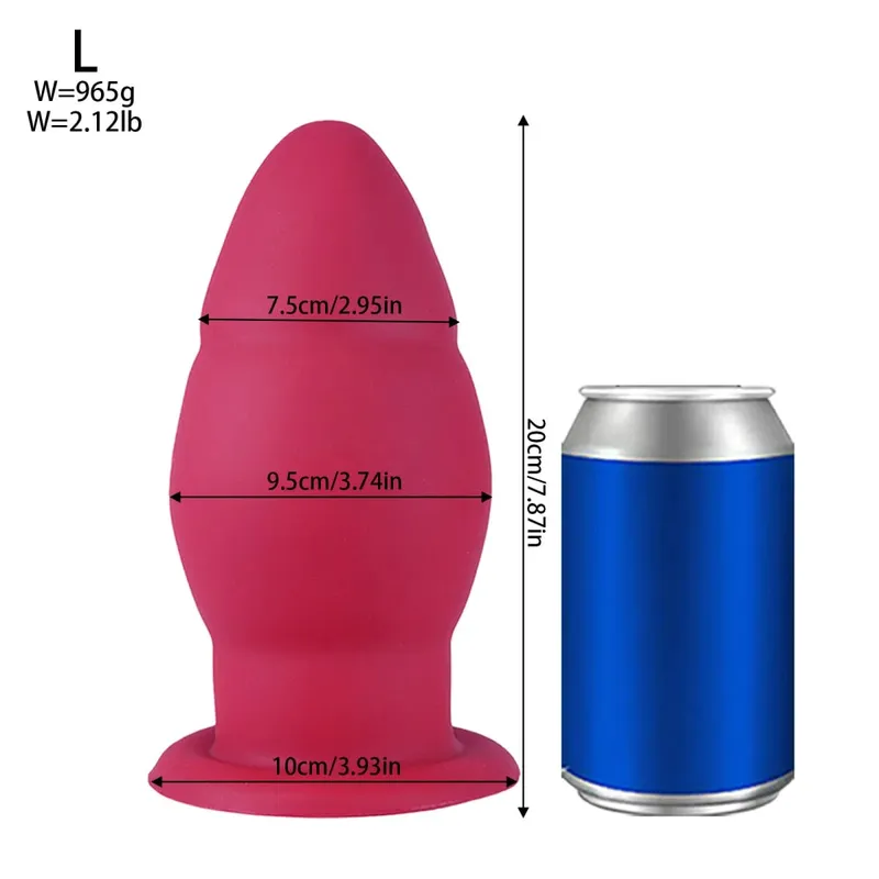 Big Silicone Anal Plug Oversize Dragon Egg Anal Expansion Butt Plug Masturbator Male and Female Erotic Sex Toys