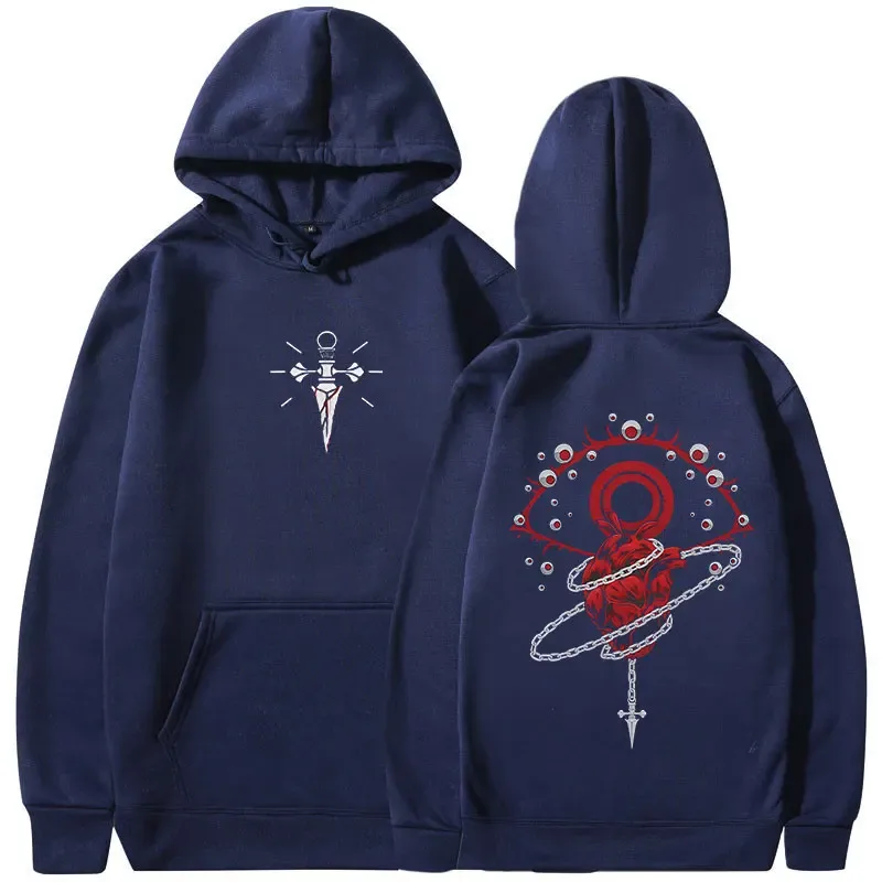 Anime Hunter X Hunter Hoodies Kurapika Phantom Troupe Φούτερ με κουκούλα Ανδρικά γυναικεία ρούχα Υπερμεγέθη πουλόβερ Streetwear