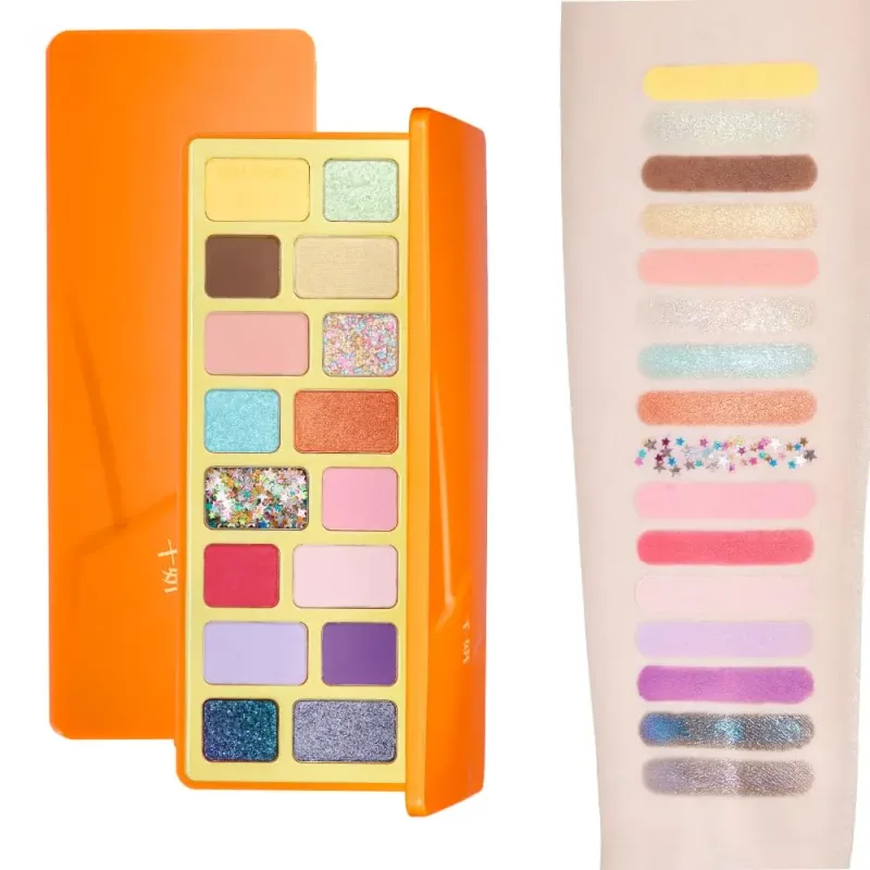 Cheeryep Qianyan 16 Color Eye Shadow Palette Pink Brown Cowboy Blue Multicolor Matte Pearl Smoky Eye Makeup Palette