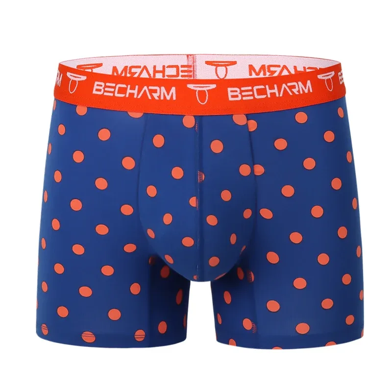 Nouvelles culottes pour hommes Boxers Shorts Orange et violet grande taille ensemble de caleçons pour hommes slips masculins Boxer homme vêtements Sexy vêtements courts