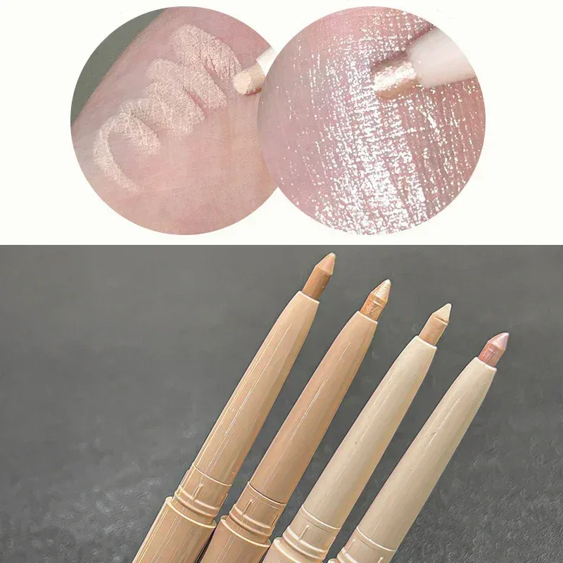 Matt Brightening Lying Selyemhernyó Shadow Pen Dual-use Eyeliner Gel Pen Bézs bőrtónus korrektor Pen Smooth Contour szemhéjfesték