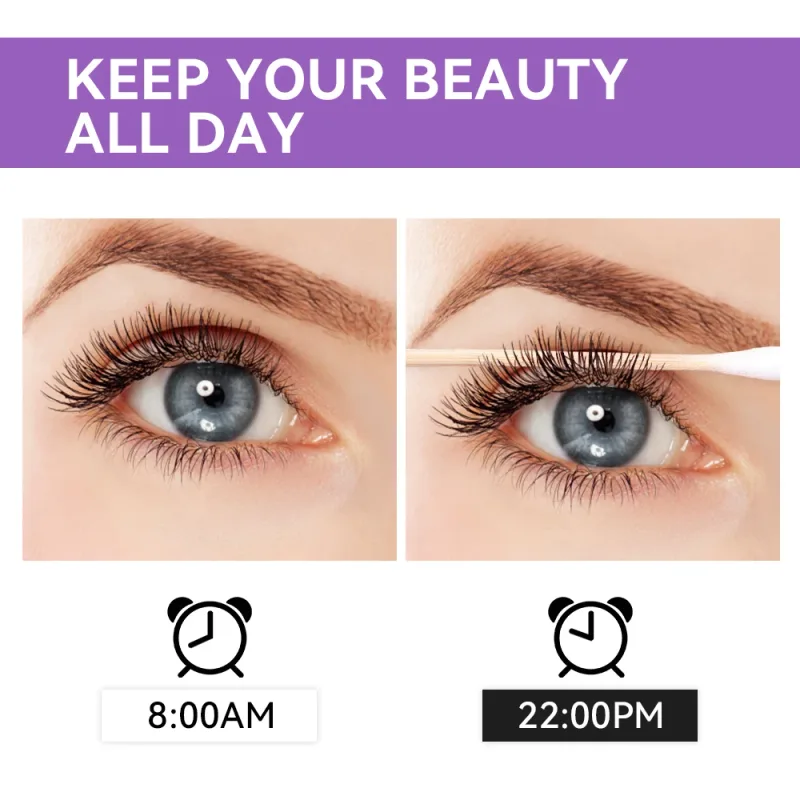 5D Mascara Waterproof Long Lasting Volumizing Curling Lengthening Smudge Proof Colored Eye Make Up Party Festival Cosmetic